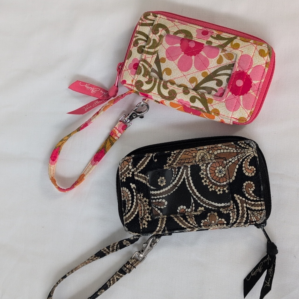 TWO Vera Bradley Wristlets